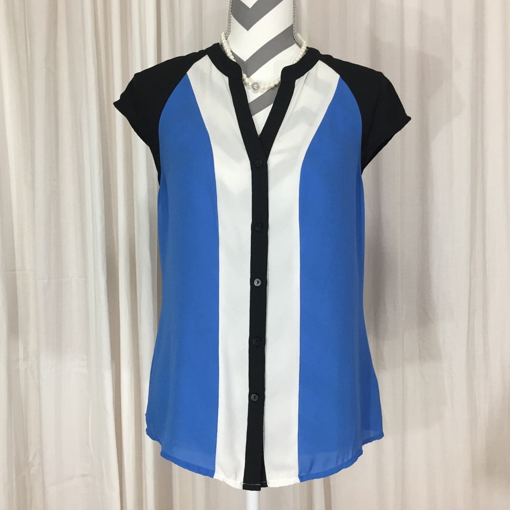 Worthington color block button-down